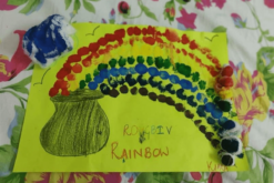 Children explored the colors