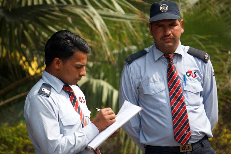 Security Guard in Campus