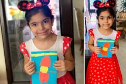 Amaira made a card for Grandparents day