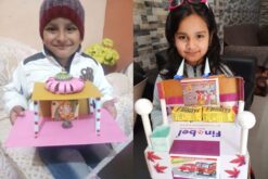 Making a model of their favourite public place