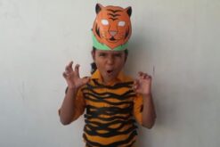 Nursery students dressed up as different animals and shared some interesting facts
