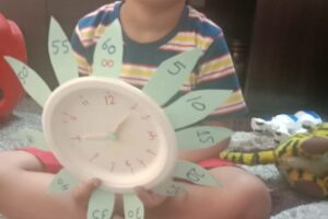 Grade 1 created their own clocks-1
