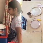 Students learned basic dining table manners and etiquette