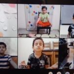 Students of grade 1 practiced the mindfulness-1