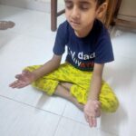 Students of grade 1 practiced the mindfulness-2