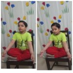 Students of grade 1 practiced the mindfulness-4