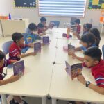 Children enjoyed reading their chapter book-2