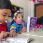 Children enjoyed reading their chapter book-3